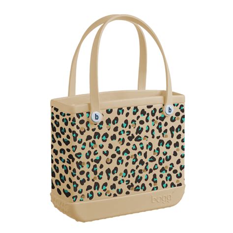 turquoise leopard bogg bag